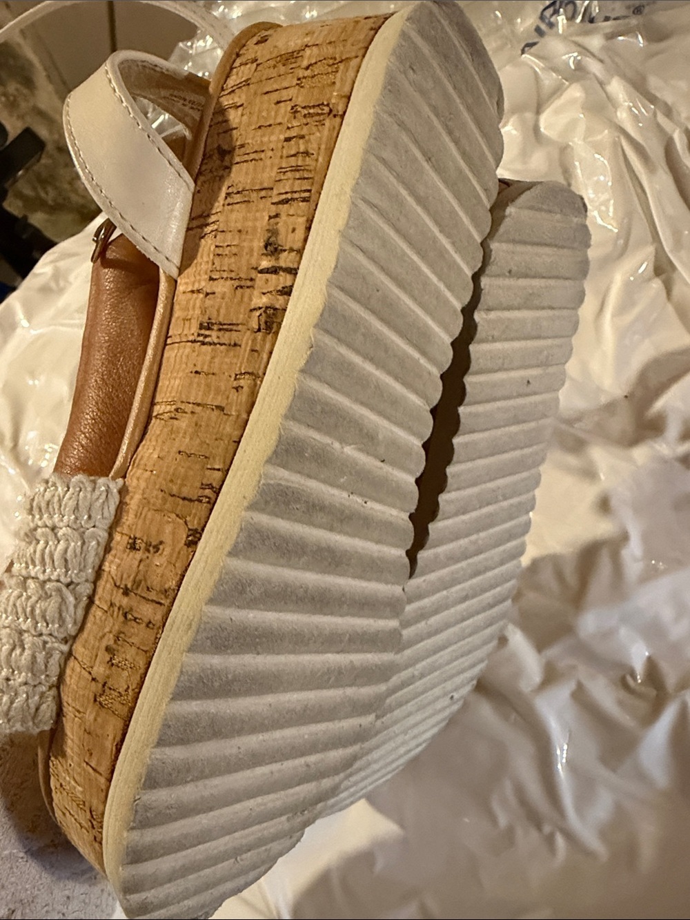 Haute Hippie Cream Braided Strap Sandals - Picture 9 of 12